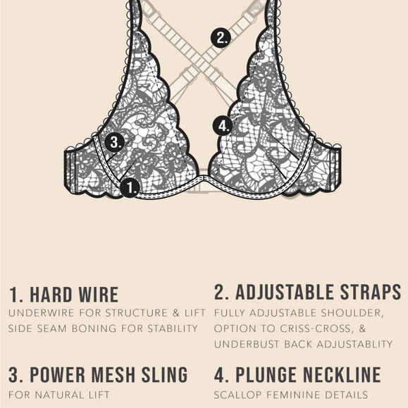 We are HAH Free 2 Timer Bra Brown Sugar Tan 30-38 B or C NWT - Picture 5 of 7